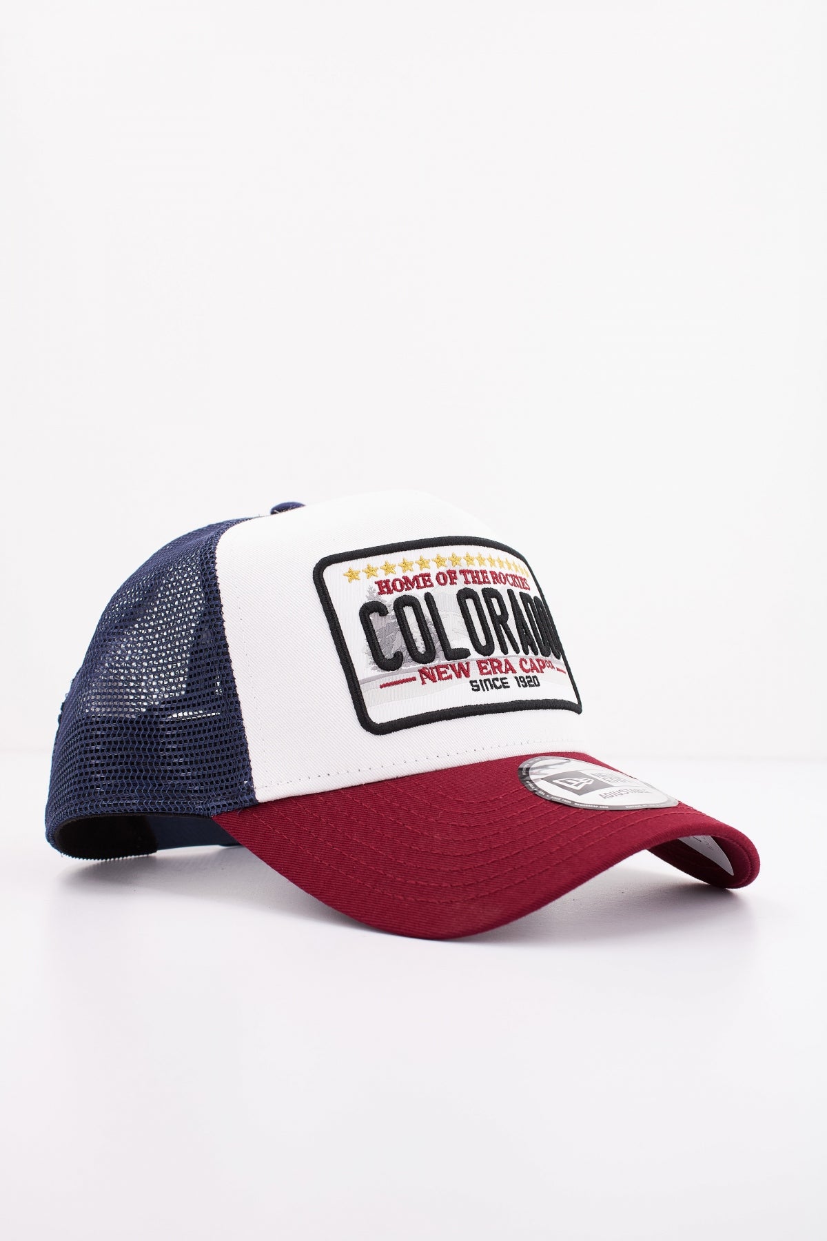 NEW ERA PATCH TRUCKER en color AZUL (2)