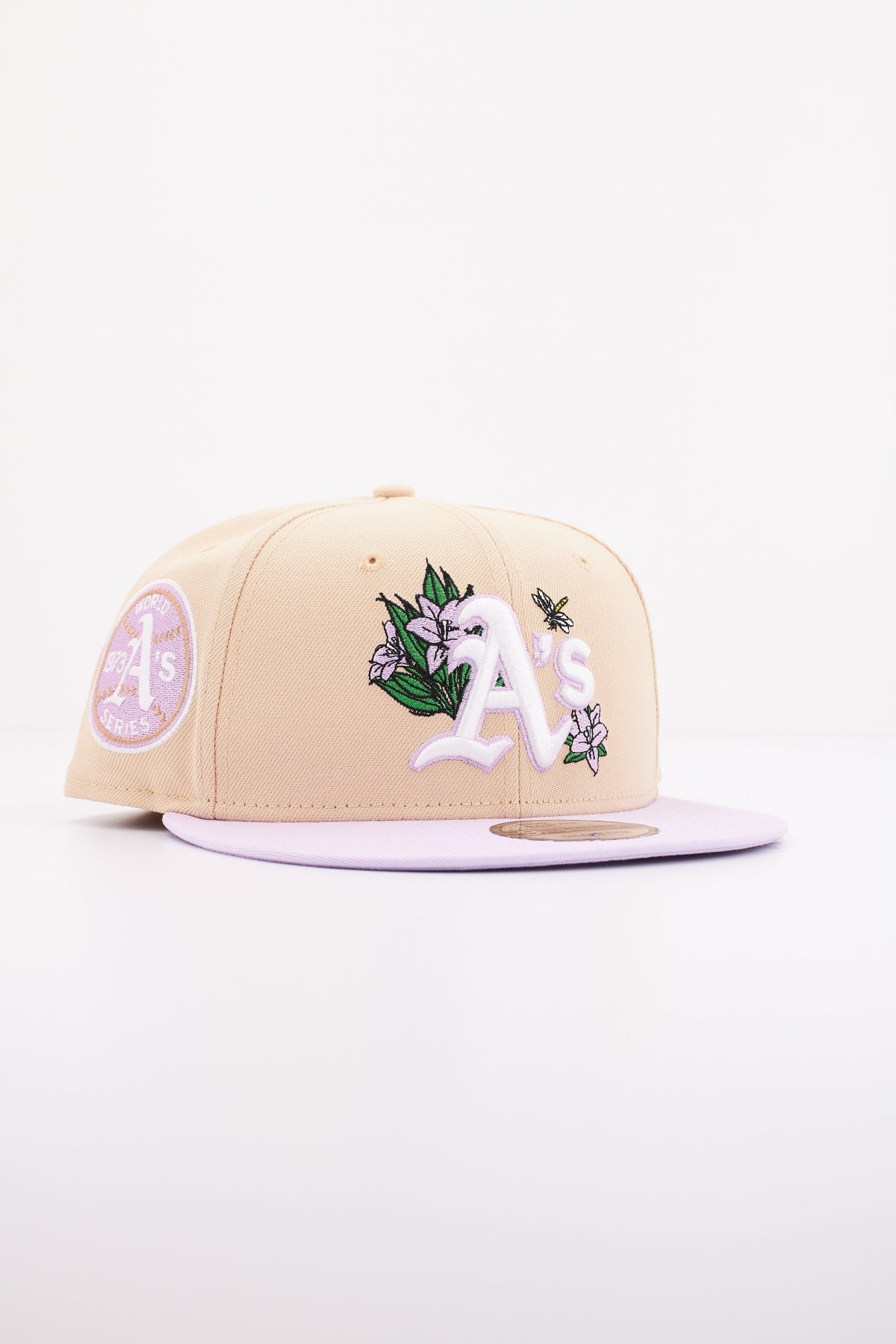 NEW ERA MLB FLORAL FIFTY OAKATH en color BEIS (2)