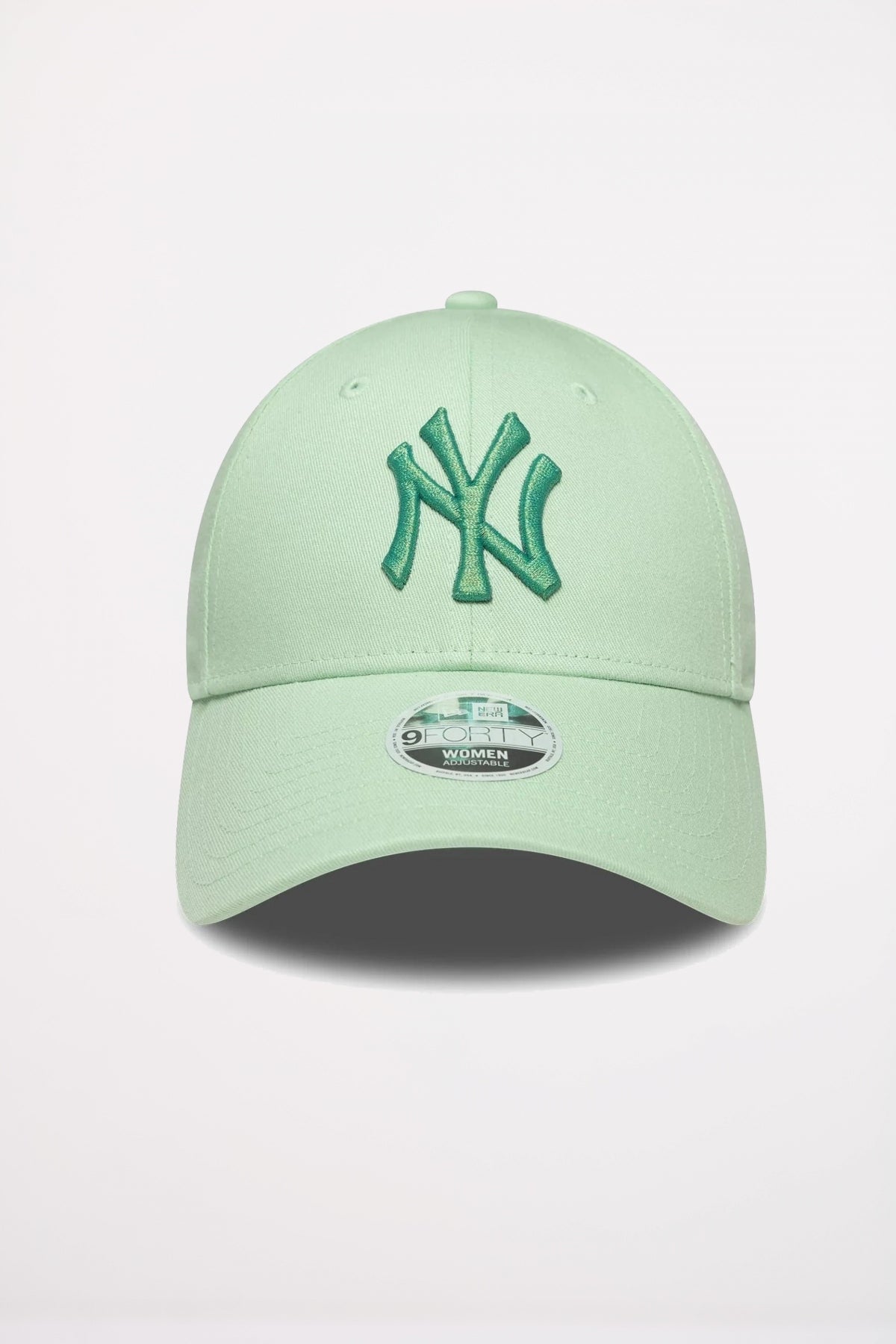 NEW ERA NEW YORK YANKEES WOMENS METALLIC PASTEL GREEN FORTY ADJUSTABLE en color VERDE (2)