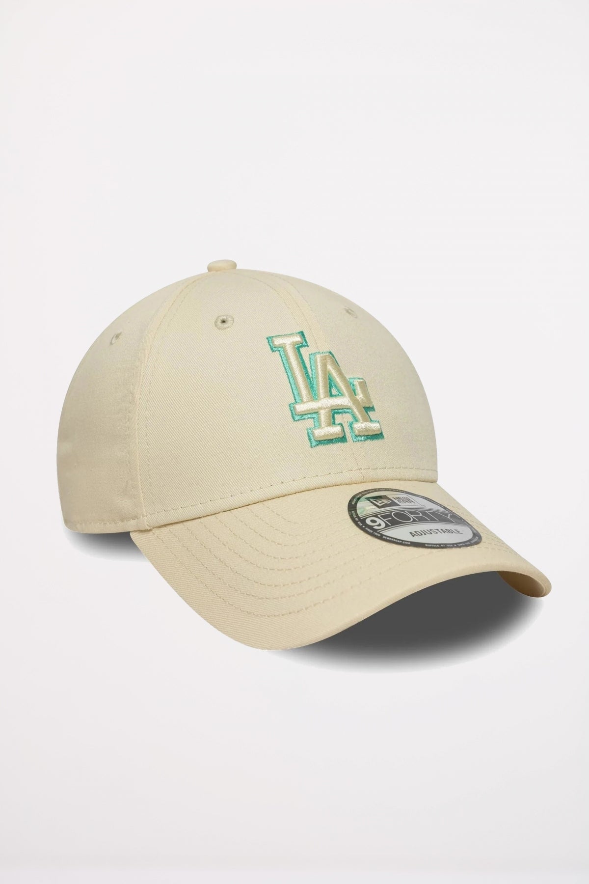 NEW ERA LA DODGERS TEAM OUTLINE CREAM FORTY ADJUSTABLE CAP en color BEIS (3)