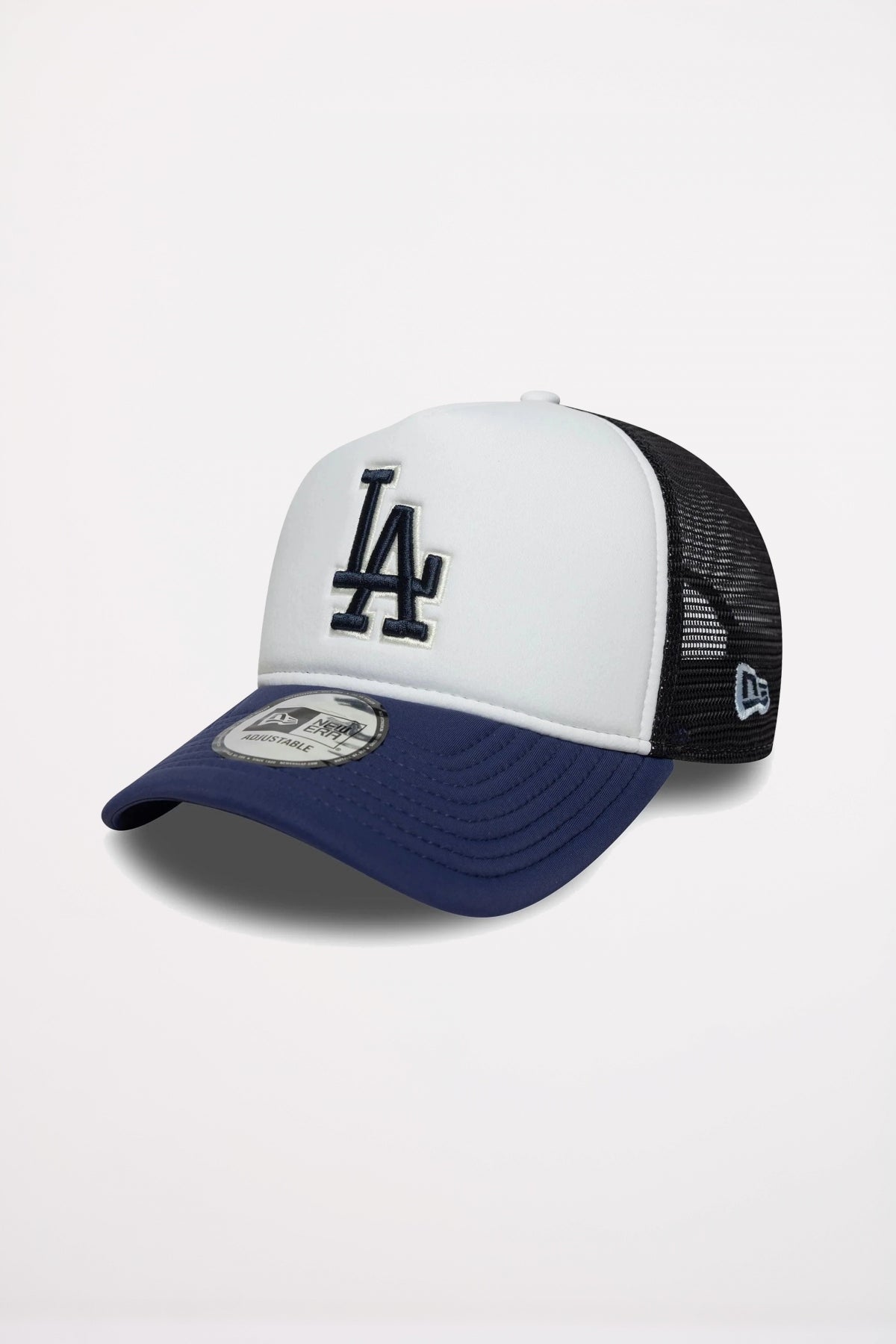 NEW ERA LA DODGERS MLB WORLD SERIES NAVY FORTY E-FRAME TRUCKER ADJUSTAB en color AZUL (3)