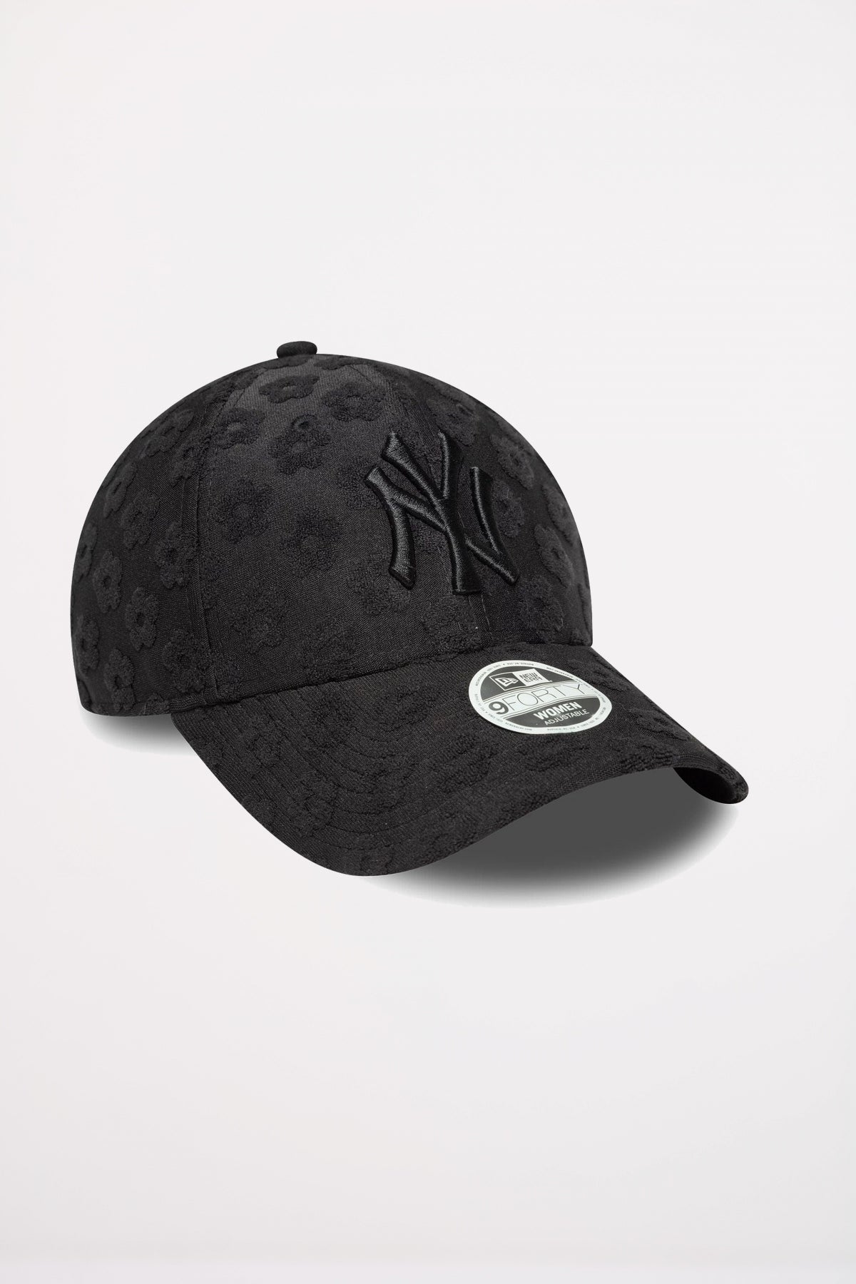 NEW ERA NEW YORK YANKEES WOMENS MLB FLORAL TOWELLING BLACK FORTY ADJUST en color NEGRO (4)