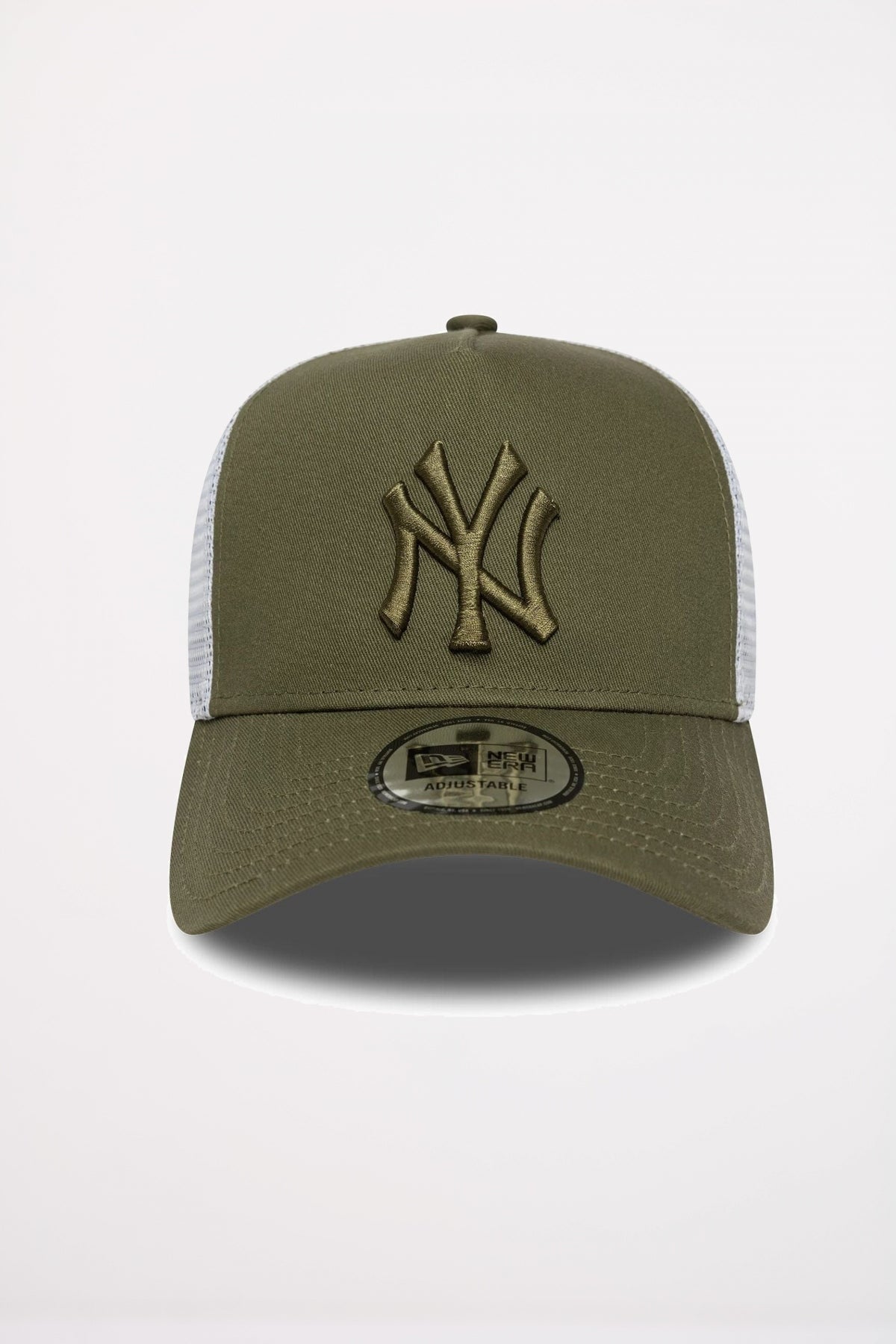 NEW ERA NEW YORK YANKEES MLB LEAGUE ESSENTIAL FORTY TRUCKER E-FRAME en color VERDE (2)
