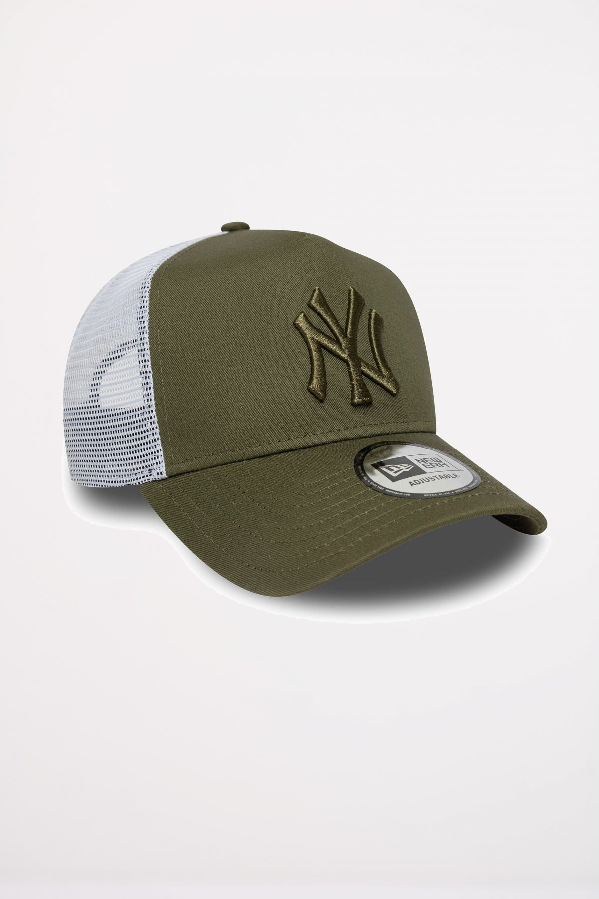 NEW ERA NEW YORK YANKEES MLB LEAGUE ESSENTIAL FORTY TRUCKER E-FRAME en color VERDE (3)