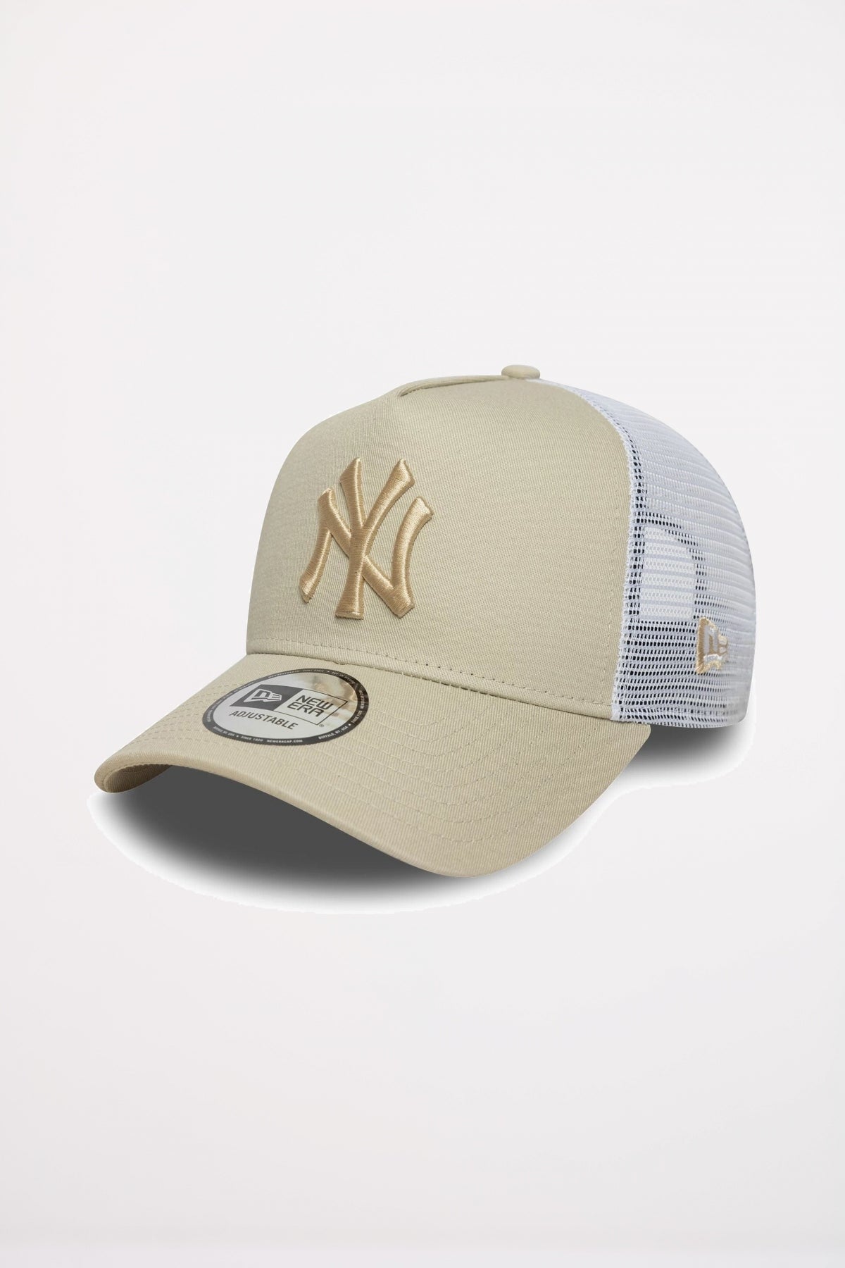 NEW ERA NEW YORK YANKEES MLB LEAGUE ESSENTIAL FORTY TRUCKER E-FRAME en color BEIS (1)