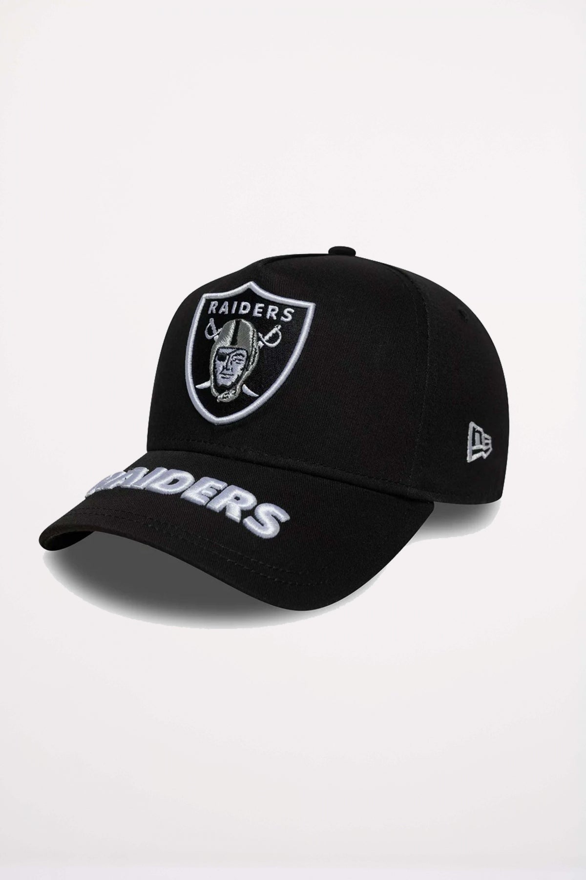 NEW ERA LAS VEGAS RAIDERS MLB VISOR HIT BLACK FORTY E-FRAME en color NEGRO (1)