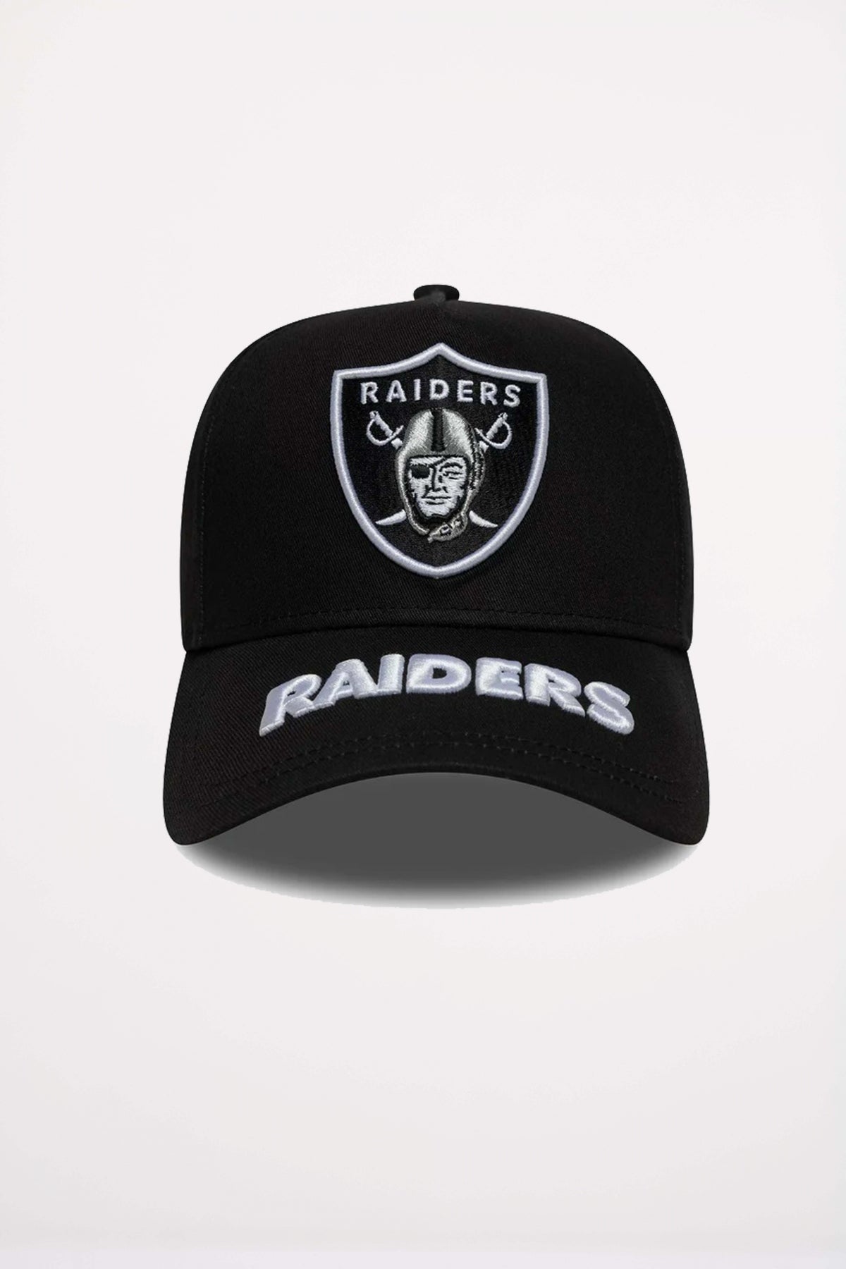 NEW ERA LAS VEGAS RAIDERS MLB VISOR HIT BLACK FORTY E-FRAME en color NEGRO (2)