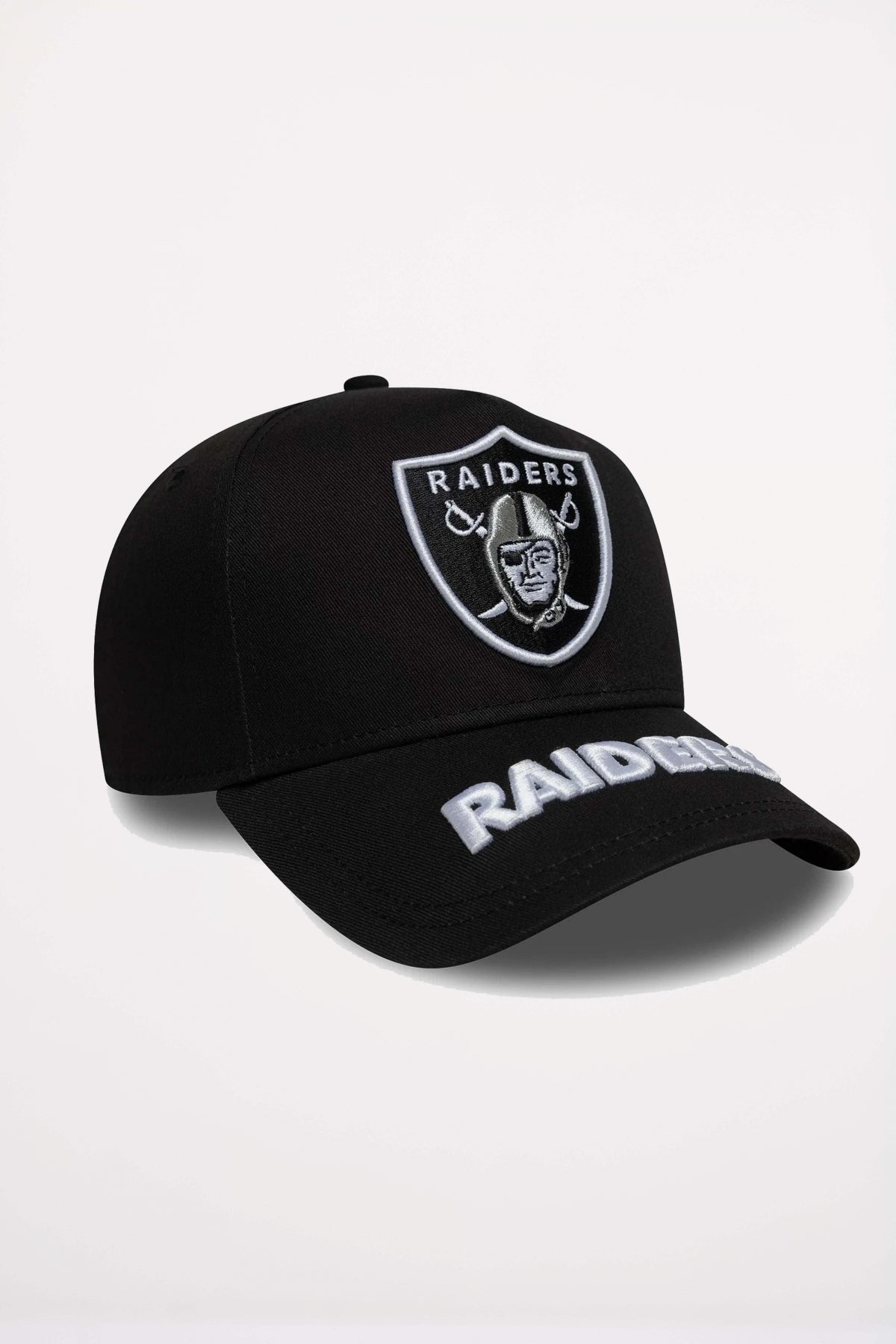 NEW ERA LAS VEGAS RAIDERS MLB VISOR HIT BLACK FORTY E-FRAME en color NEGRO (3)