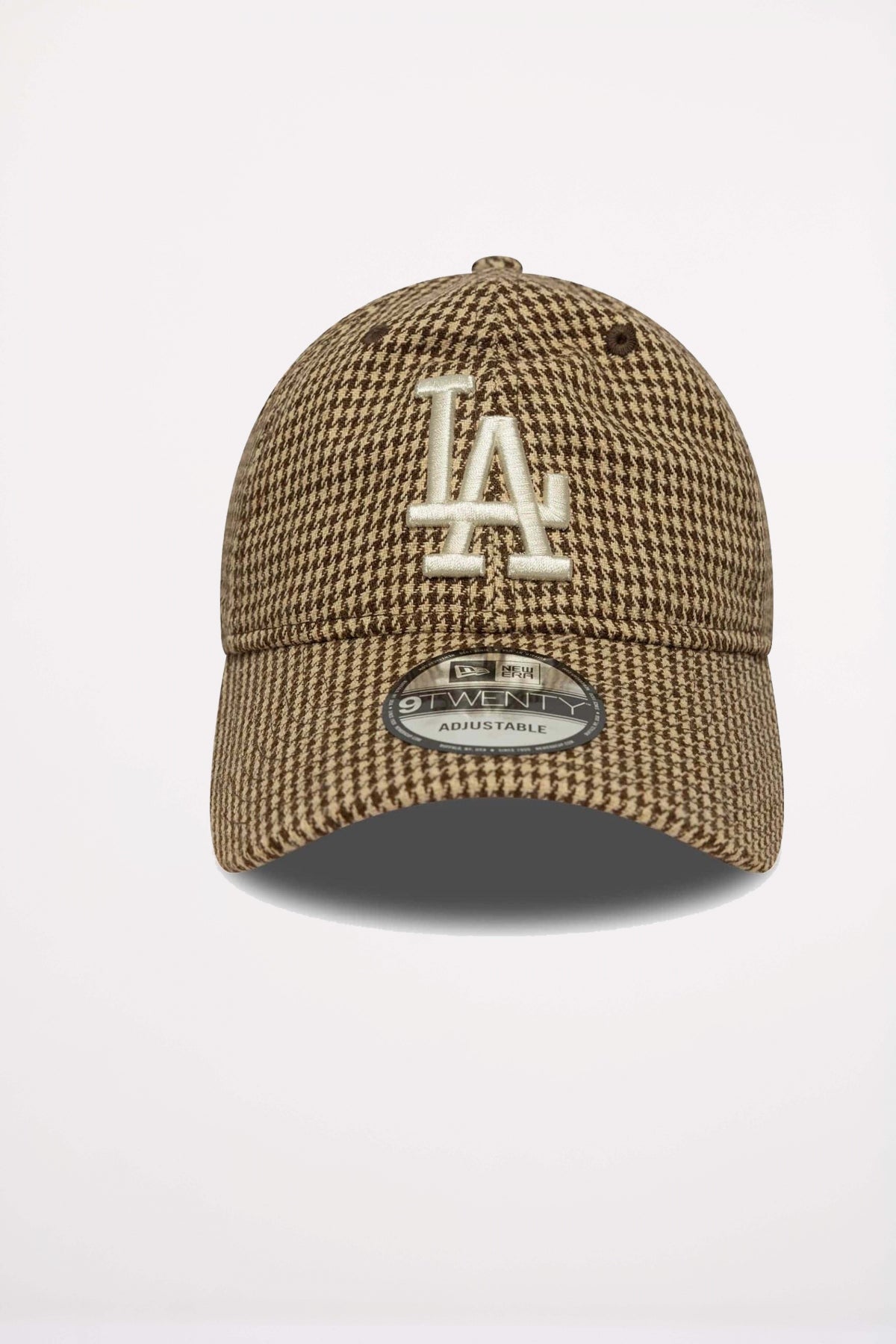 NEW ERA LA DODGERS MLB HOUNDSTOOTH BROWN TWENTY en color MARRON (2)