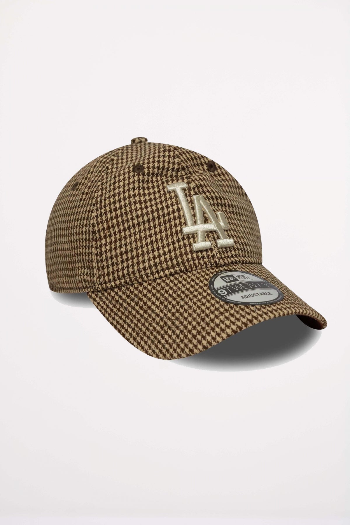 NEW ERA LA DODGERS MLB HOUNDSTOOTH BROWN TWENTY en color MARRON (3)
