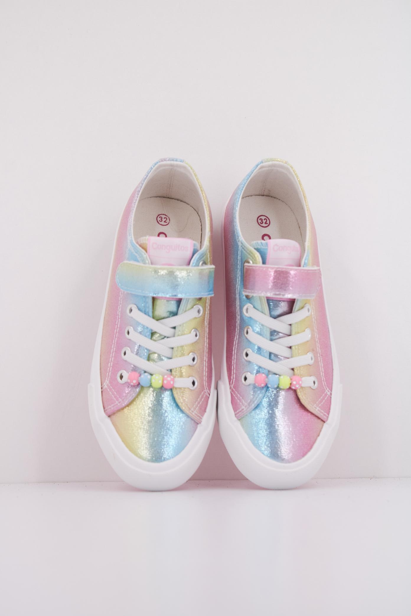 CONGUITOS SNEAKERS LOW RAINBOW en color MULTICOLOR (3)