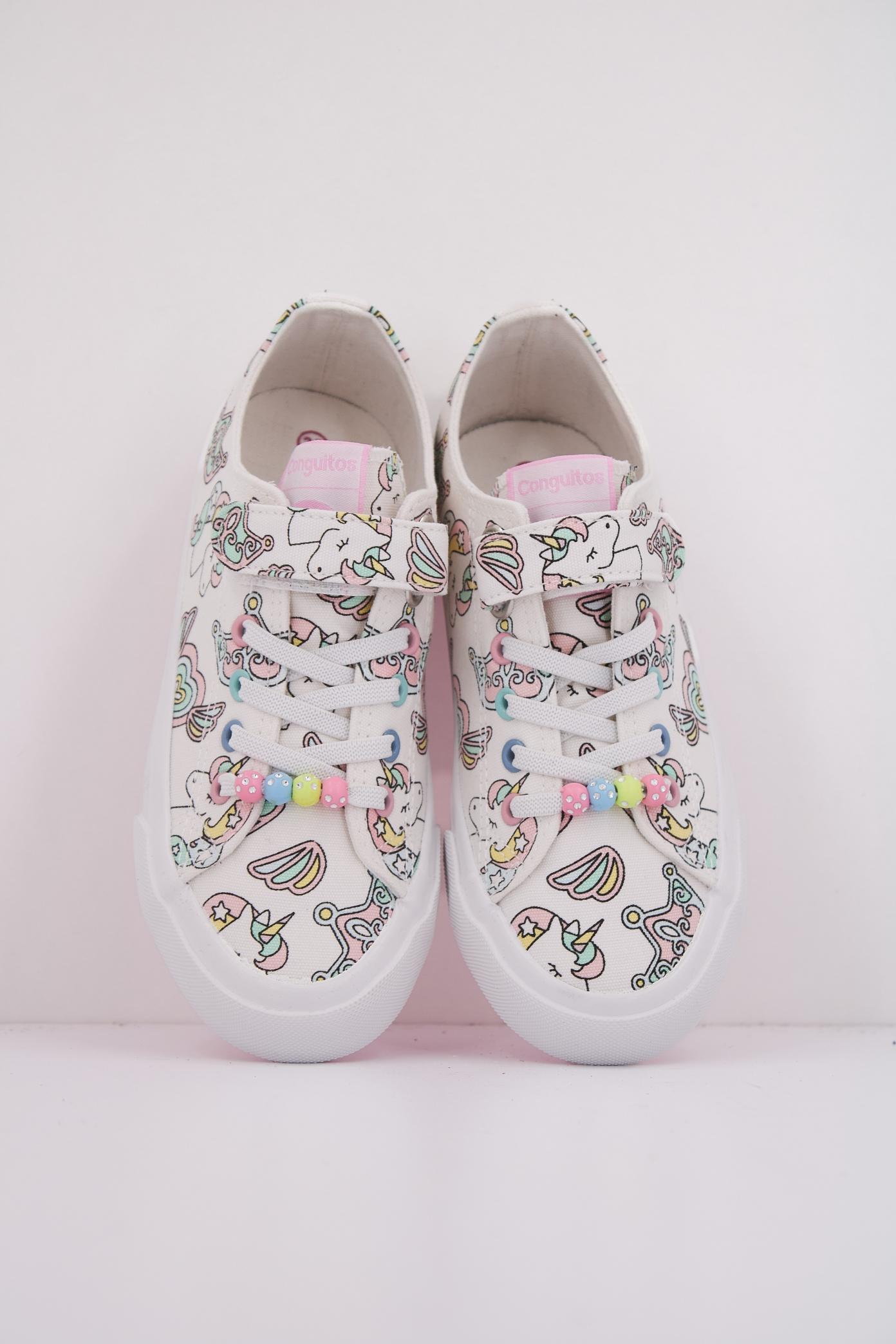 CONGUITOS LOW UNICORN FANTASY en color BLANCO (3)