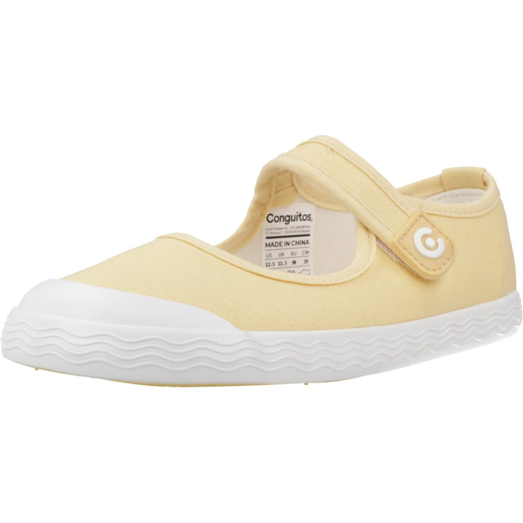 CONGUITOS CANVAS MARY JANE en color AMARILLO (1)