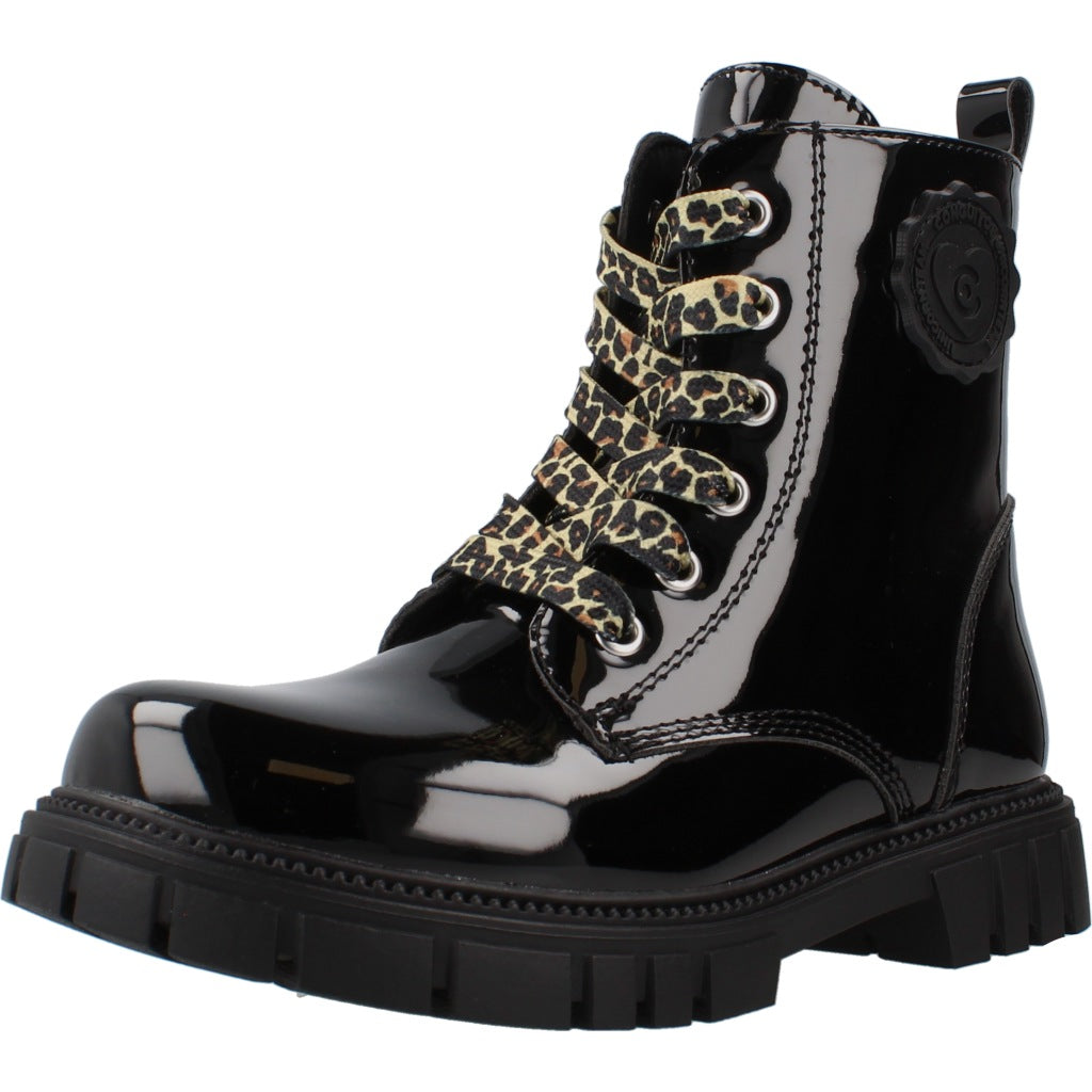 CONGUITOS COSH MILITARY BOOTS PATENT en color NEGRO (1)
