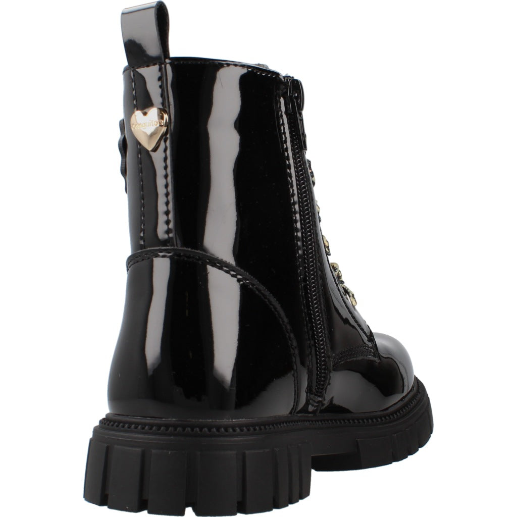 CONGUITOS COSH MILITARY BOOTS PATENT en color NEGRO (3)