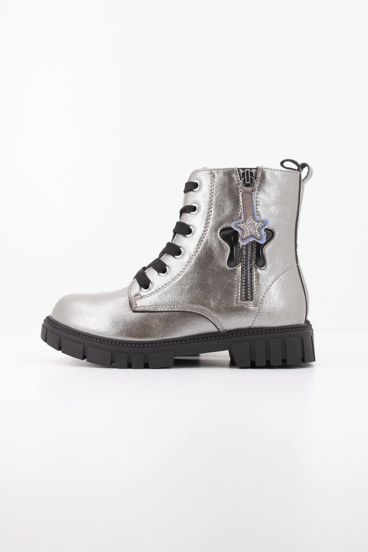 CONGUITOS COSH MILITARY BOOTS METAL en color PLATA (1)