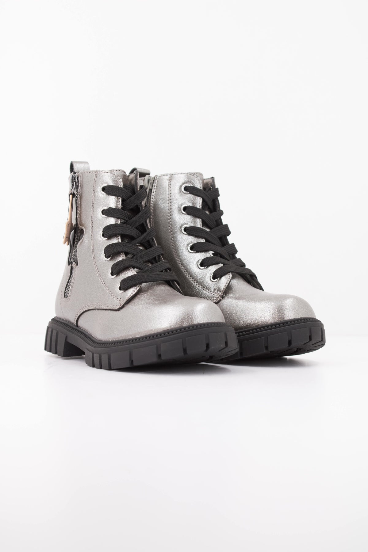 CONGUITOS COSH MILITARY BOOTS METAL en color PLATA (2)