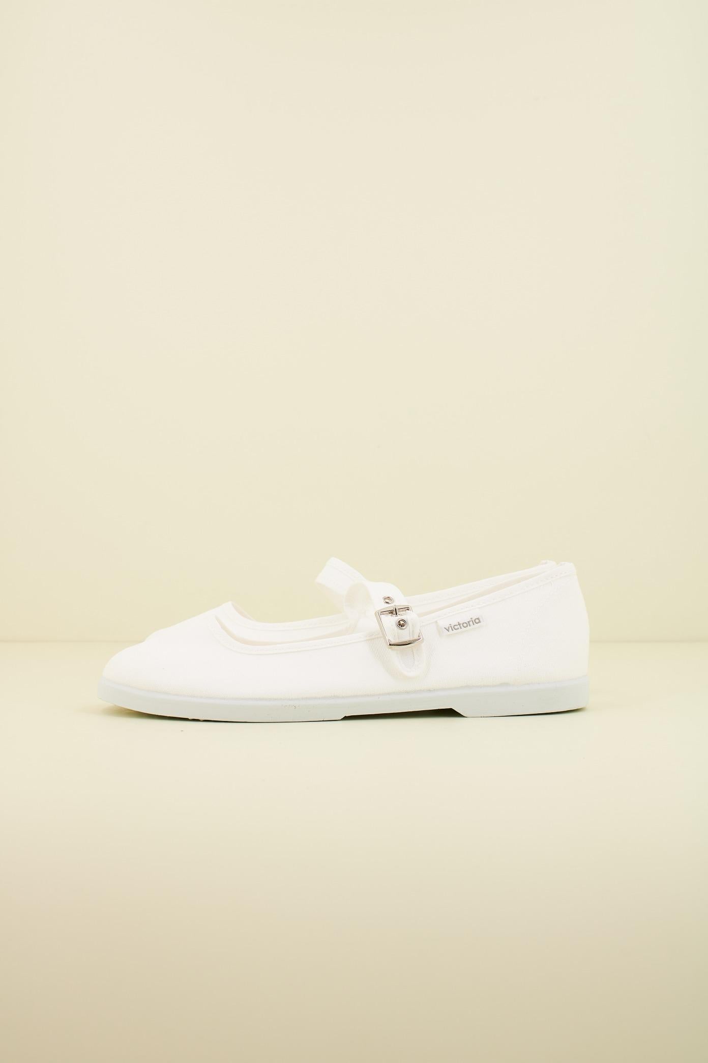 VICTORIA GONG-FU BAILARINA LONA MON en color BLANCO (1)