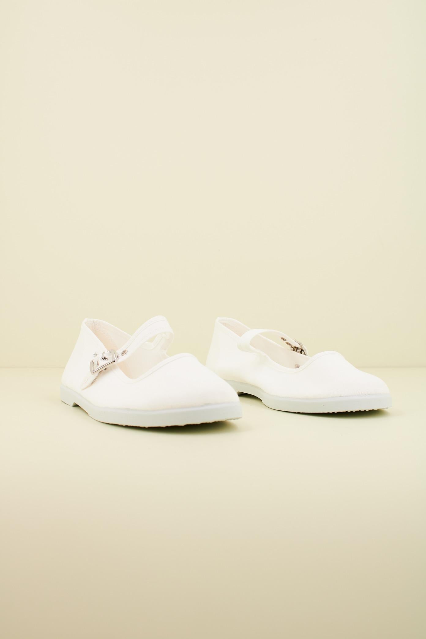 VICTORIA GONG-FU BAILARINA LONA MON en color BLANCO (2)