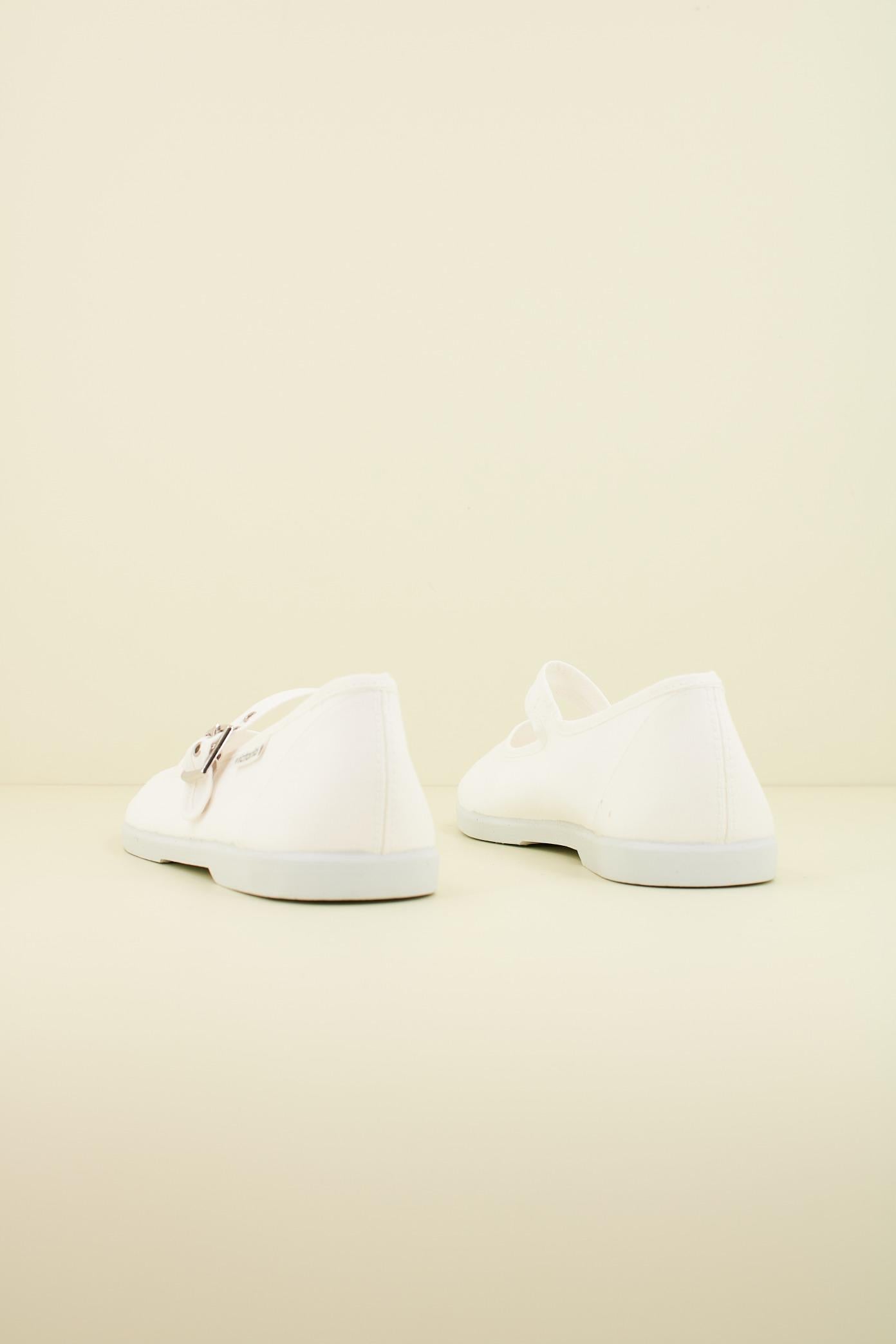 VICTORIA GONG-FU BAILARINA LONA MON en color BLANCO (3)