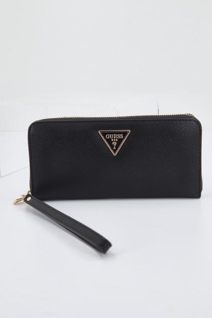GUESS SWZG LAUREL SLG LARGE ZIP A en color NEGRO (1)