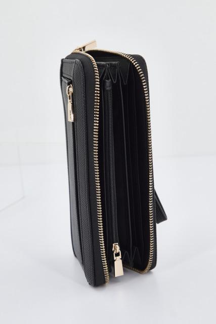 GUESS SWZG LAUREL SLG LARGE ZIP A en color NEGRO (3)