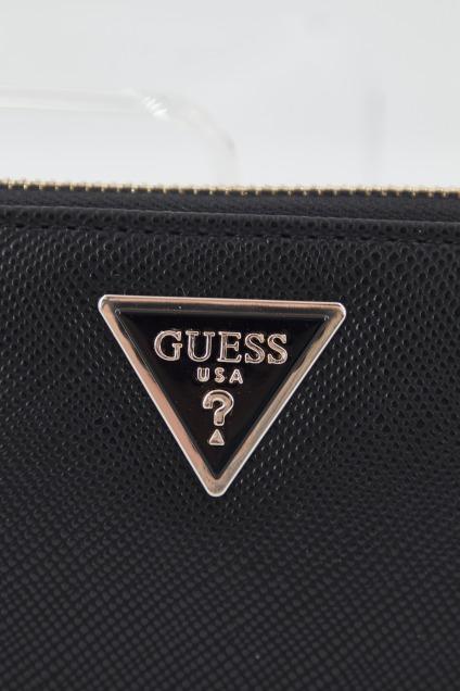GUESS SWZG LAUREL SLG LARGE ZIP A en color NEGRO (4)
