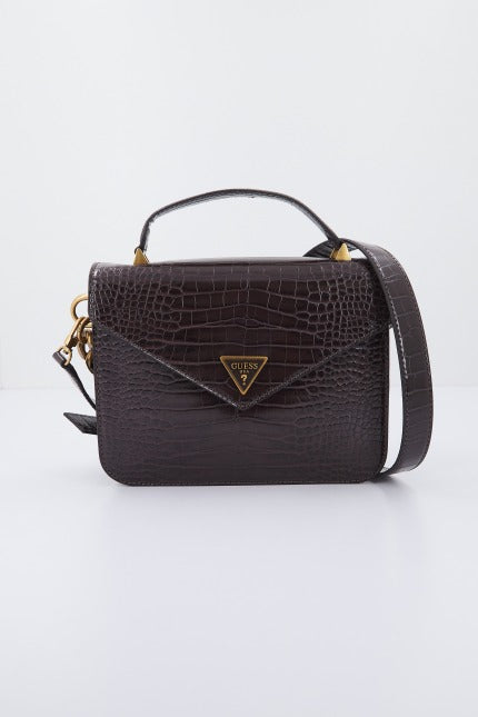 GUESS HWCB RETOUR TOP HANDLE FLAP en color MARRON (2)