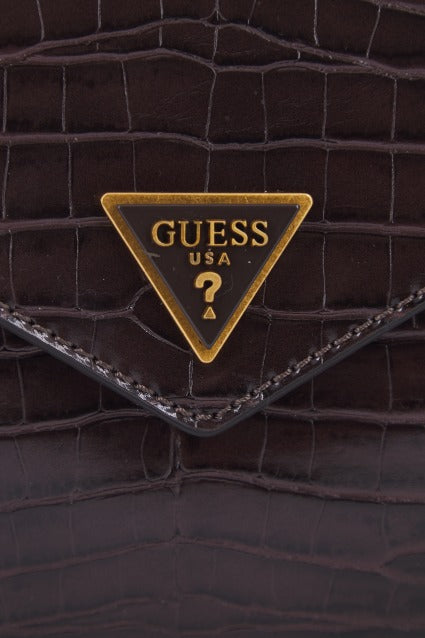 GUESS HWCB RETOUR TOP HANDLE FLAP en color MARRON (4)
