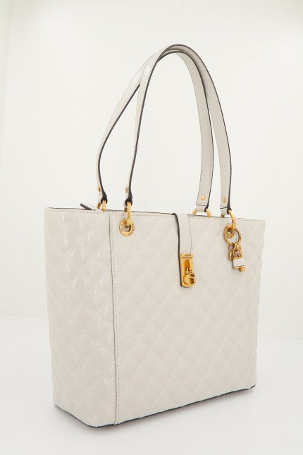 GUESS HWGA NOELLE ELITE TOTE en color BEIS (2)