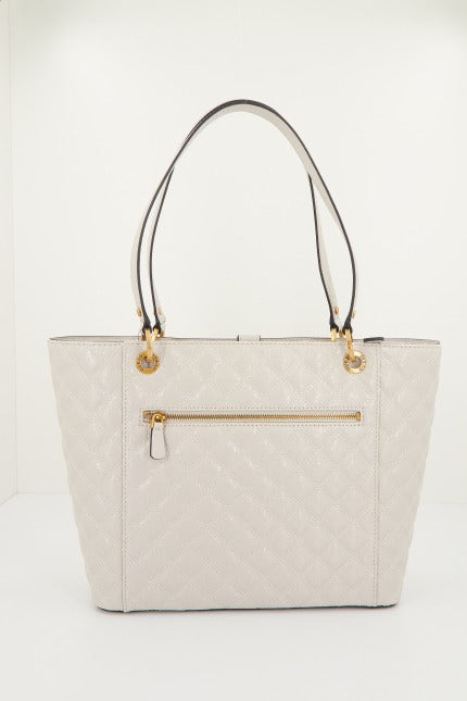 GUESS HWGA NOELLE ELITE TOTE en color BEIS (3)