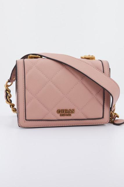 GUESS HWQB ABEY CROSSBODY FLAP en color ROSA (1)
