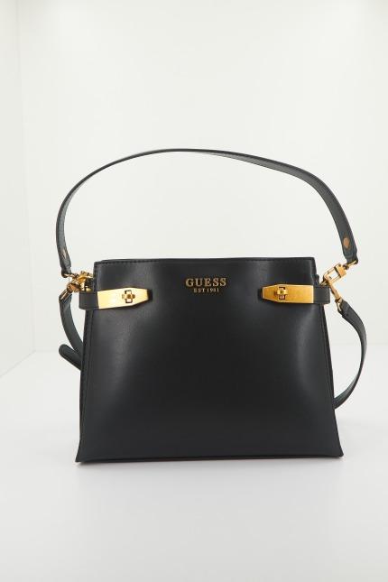 GUESS ZADIE SHOULDER BAG en color NEGRO (1)