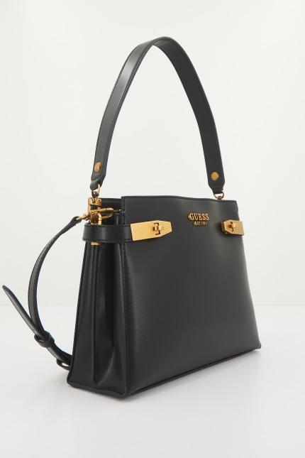 GUESS ZADIE SHOULDER BAG en color NEGRO (2)
