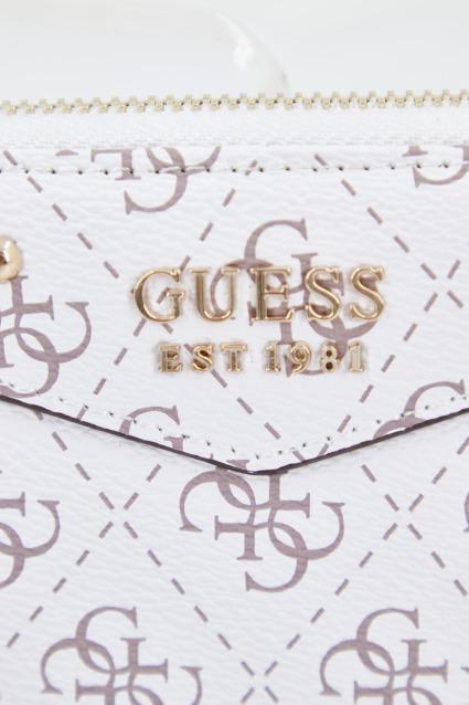 GUESS SWESG ECO BRENTON ZIP en color BLANCO (4)
