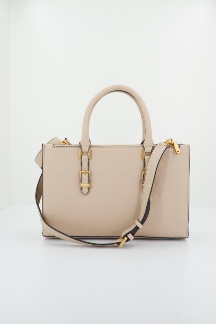 GUESS HWBA DIDI SOCIETY SATCHEL en color MARRON CLARO (3)
