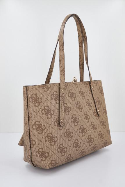 GUESS ECO BRENTON TOTE en color MARRON (2)