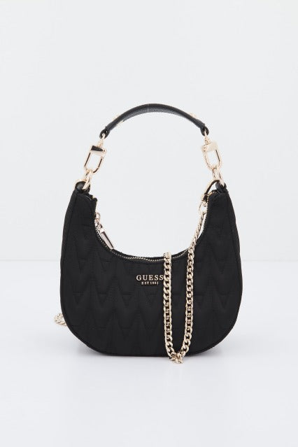 GUESS HWEG GOLDEN ROCK MINI HOBO en color NEGRO (2)