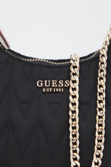 GUESS HWEG GOLDEN ROCK MINI HOBO en color NEGRO (4)