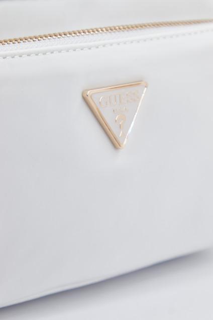 GUESS ECO GEMA CROSSBODY en color BLANCO (4)