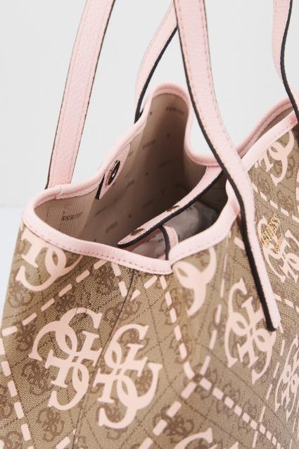 GUESS VIKKY TOTE en color ROSA (4)