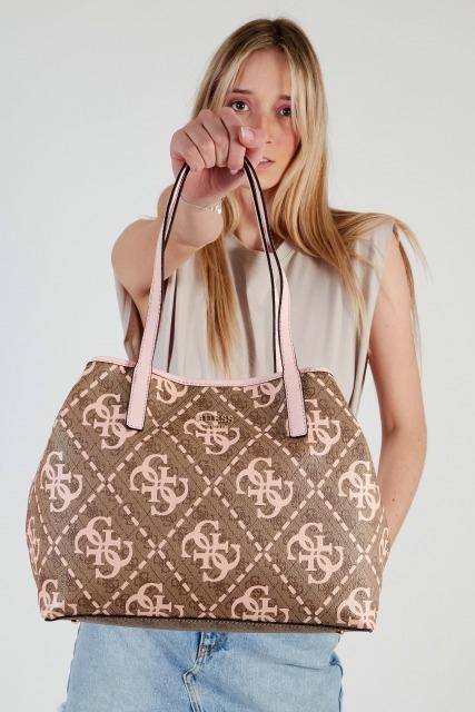 GUESS VIKKY TOTE en color ROSA (5)