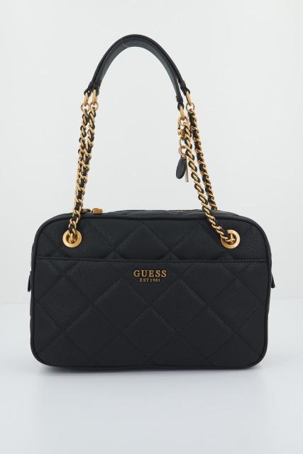 GUESS ABEY TOP ZIP en color NEGRO (1)