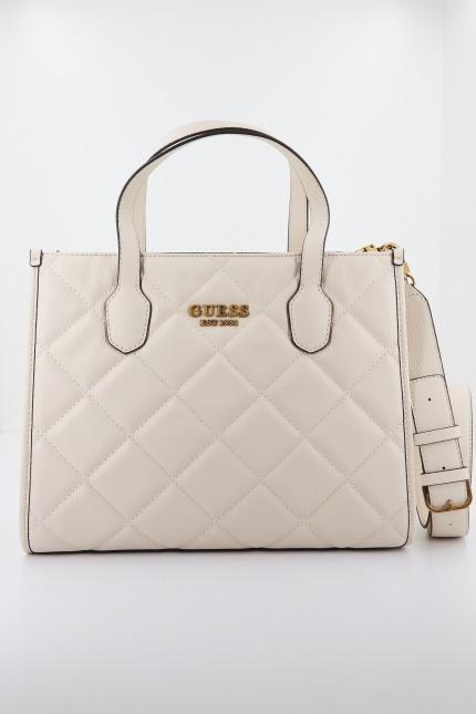 GUESS SILVANA TOTE en color BEIS (1)