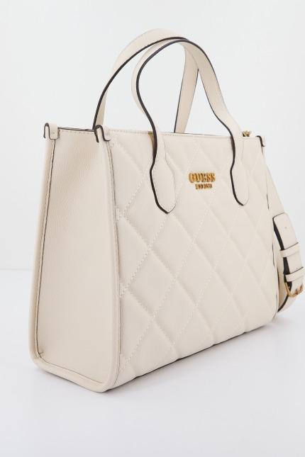 GUESS SILVANA TOTE en color BEIS (2)