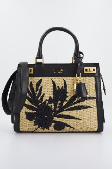GUESS KATEY LUXURY SATCHEL en color NEGRO (1)