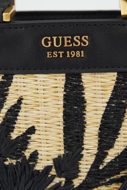 GUESS HWWA KATEY MINI SATCHEL en color NEGRO (4)
