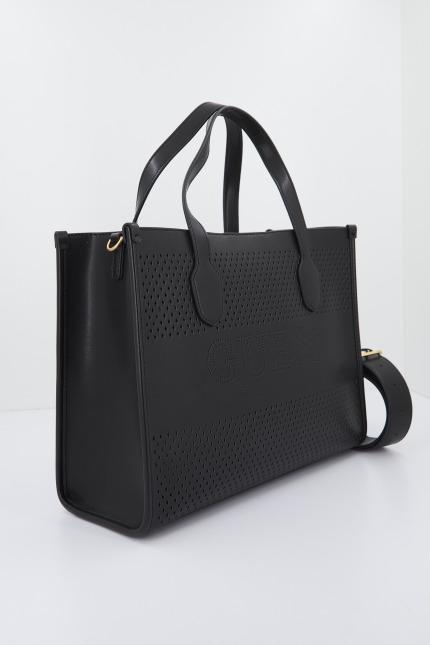 GUESS HWWH KATEY PERF SMALL TOTE en color NEGRO (2)