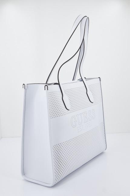 GUESS KATEY PERF TOTE en color BLANCO (2)