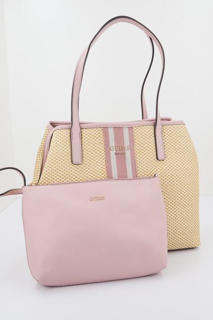 GUESS VIKKY TOTE en color ROSA (4)